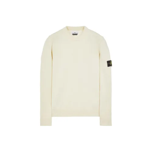 STONE ISLAND Logo Patch Crewneck Jumper