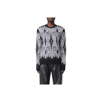 AMIRI Argyle Jacquard Crew
