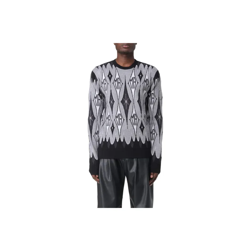 AMIRI Argyle Jacquard Crew-0