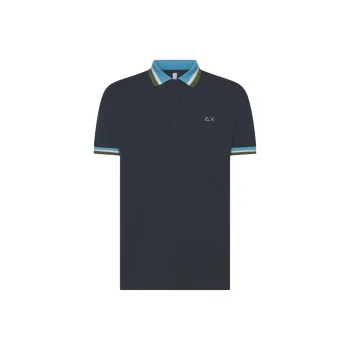 SUN68 Piqué weave Polo Shirt
