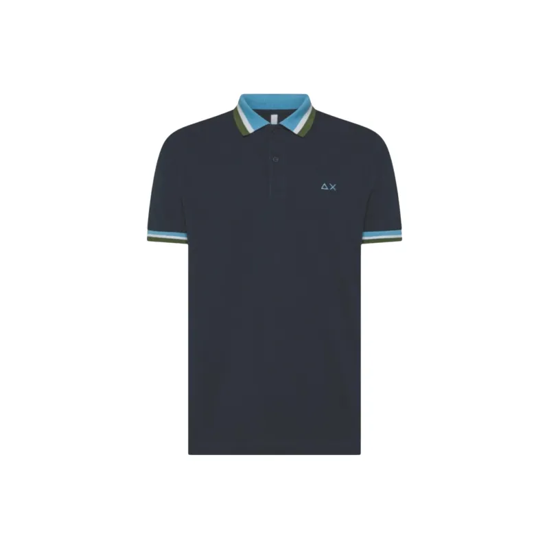 SUN68 Piqué weave Polo Shirt-0