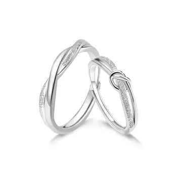 NUSQ Sterling Silver Rings Unisex