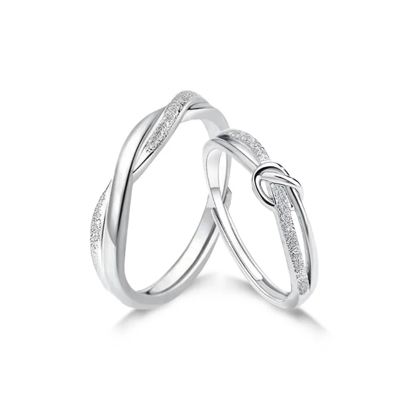NUSQ Sterling Silver Rings Unisex-4