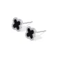 [Silver]10mm Four-Leaf Clover Stud Earrings[999 Fine Silver]