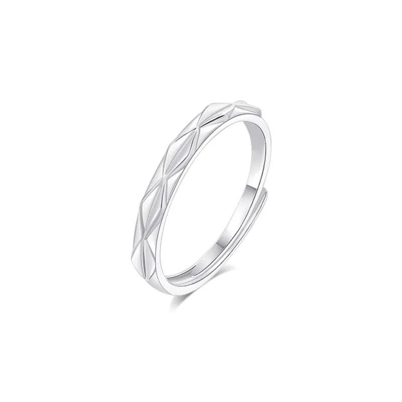 KUMET Sterling Silver Rings Unisex-5