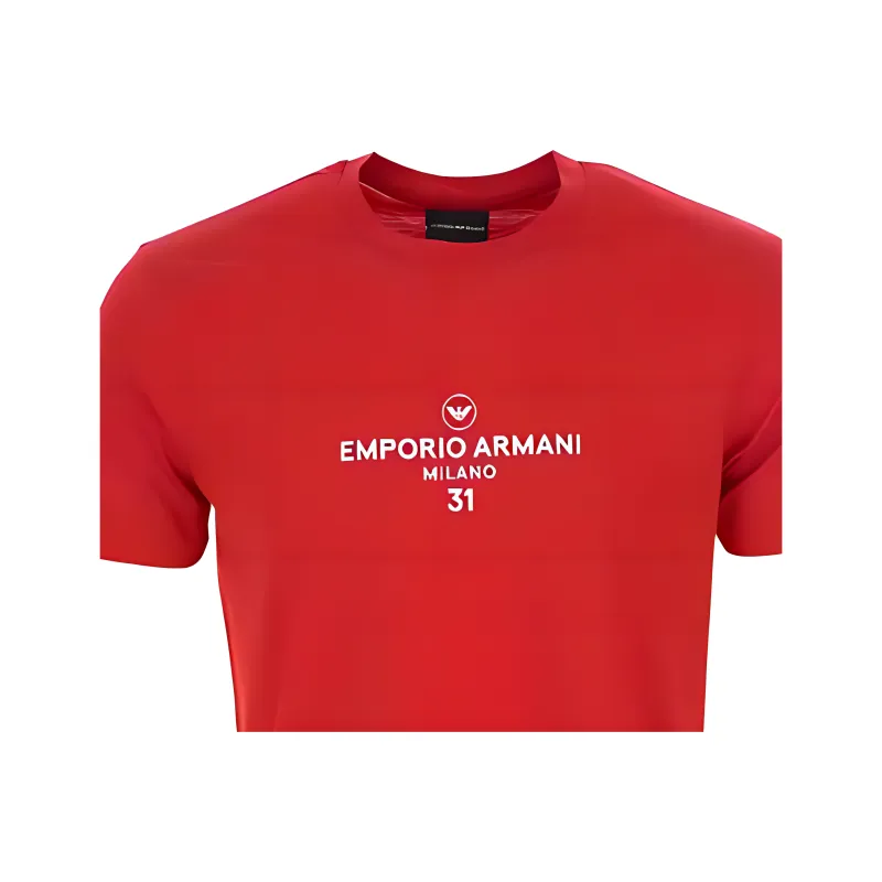 EMPORIO ARMANI T Shirts Men Red-5