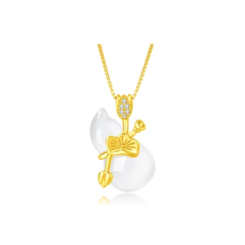 Lao Feng Xiang Chalcedony Necklaces Women's