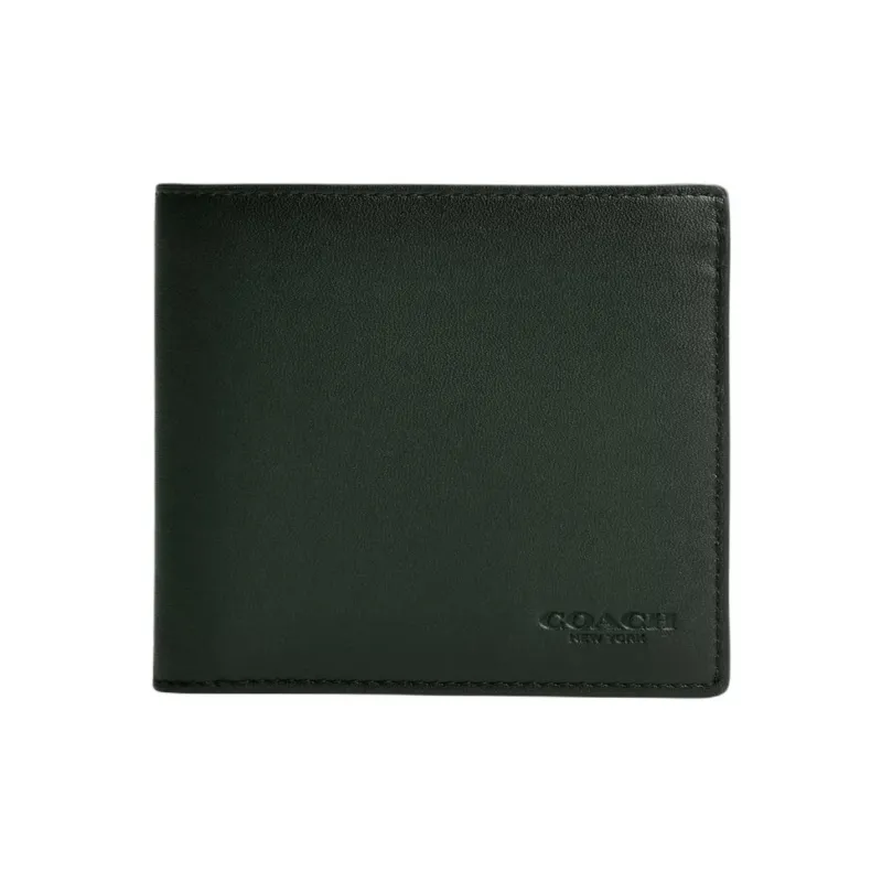 COACH Glove Tanning Coin Purse Wallet Men's Amazon Green-0