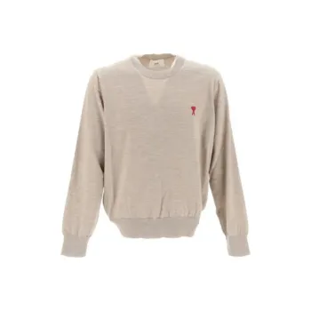 AMIPARIS Paris Ami De Coeur Logo Embroidered Crewneck Jumper