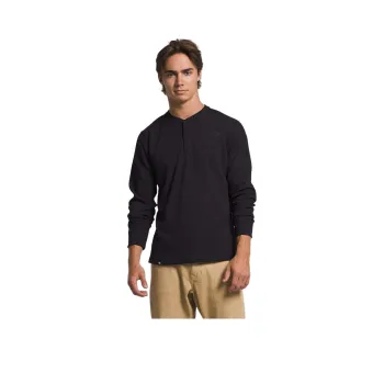 THE NORTH FACE Canyon Fog Thermal Long Sleeve Henley Knitwear Men's Black