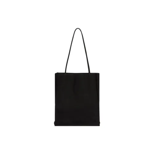 THE ROW Leather Shoulder Bag Large Size Women's Black