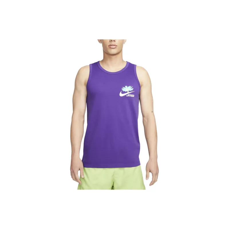 Nike Tank Tops Men Purple-0