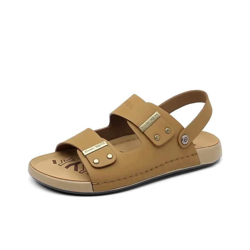 PEHL Beach Sandals Men Black/Yellow-6