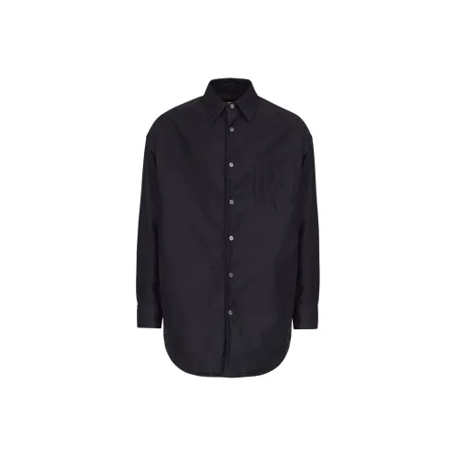 Maison Margiela Long Sleeved Curved Hem Shirt