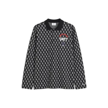 H&M Polo Shirt Men's Black/Disney100