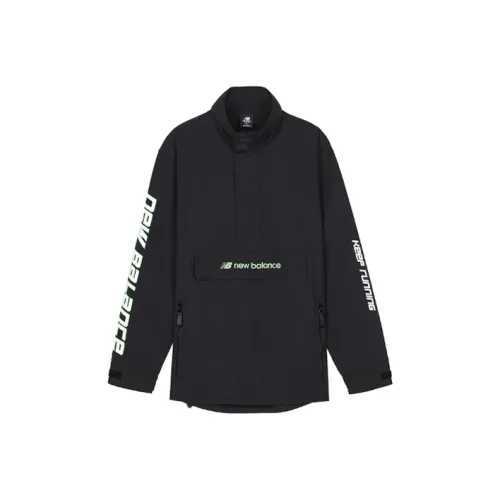 New Balance Jackets Men Black