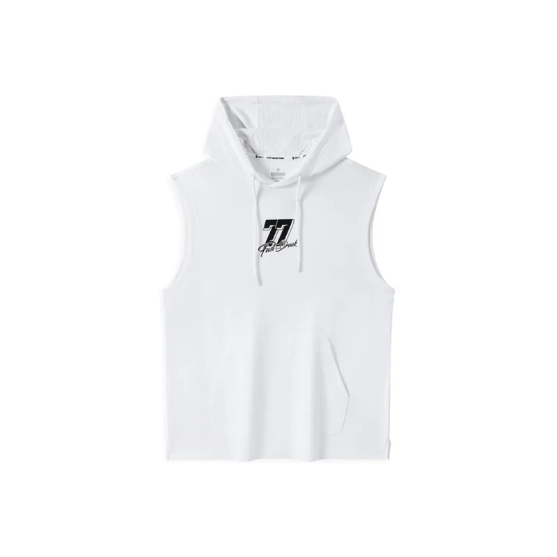 XTEP Tank Tops Men's Pearl White-0