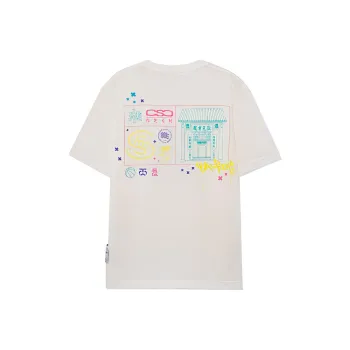 LiNing Badfive T-Shirt Men's Beige White