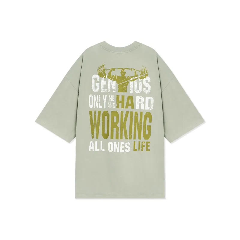 BD.POWER UP+ T Shirt Unisex Gray Khaki-1