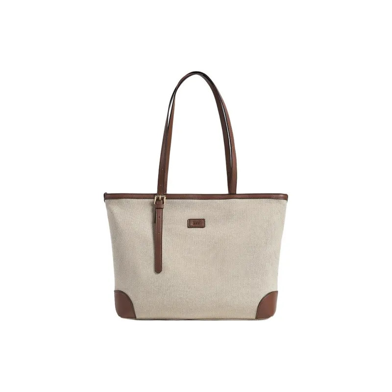 LEFF Fabric Tote Bag, Shopping Bag, Shoulder Bag Women's Milk White-0
