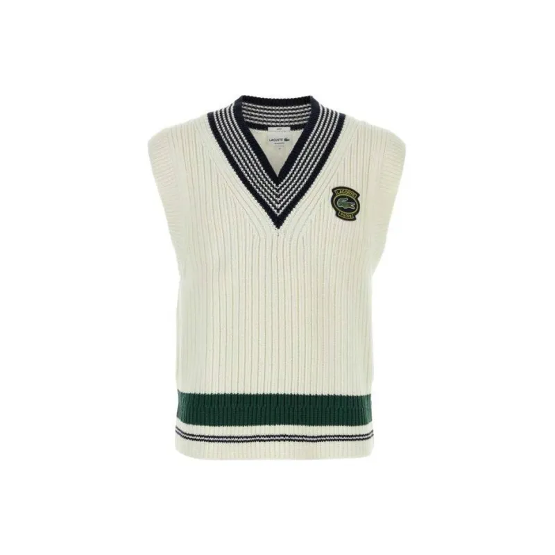 LACOSTE Tank Tops Men Beige-0