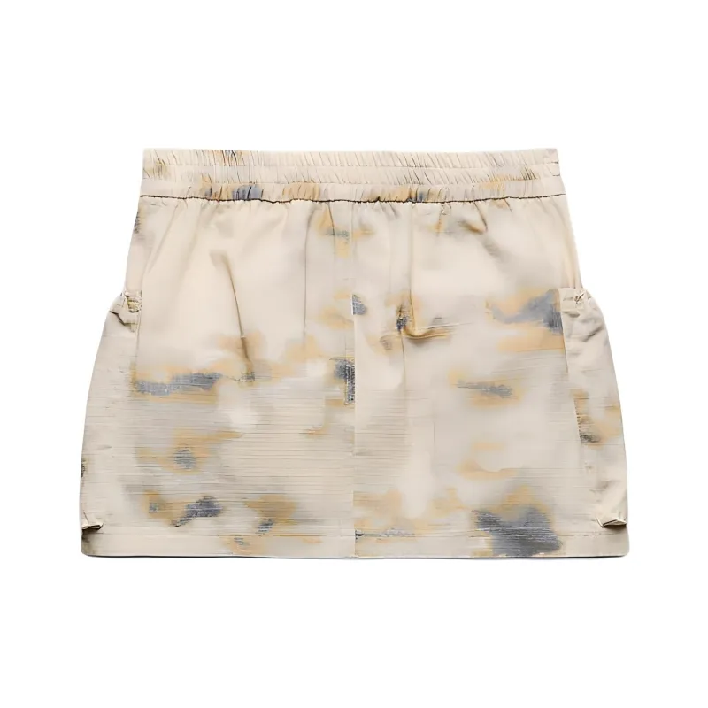 ZARA Cargo Short Skirts Women's Beige-1