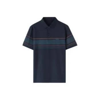 GOLDLION Polo Shirts Men Navy Blue 95
