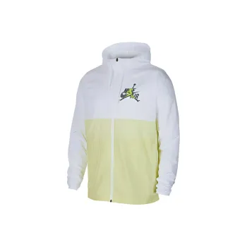 Jordan Air Jacket Men's White Yellow