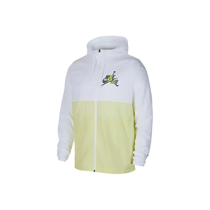 Jordan Air Jacket Men's White Yellow-0
