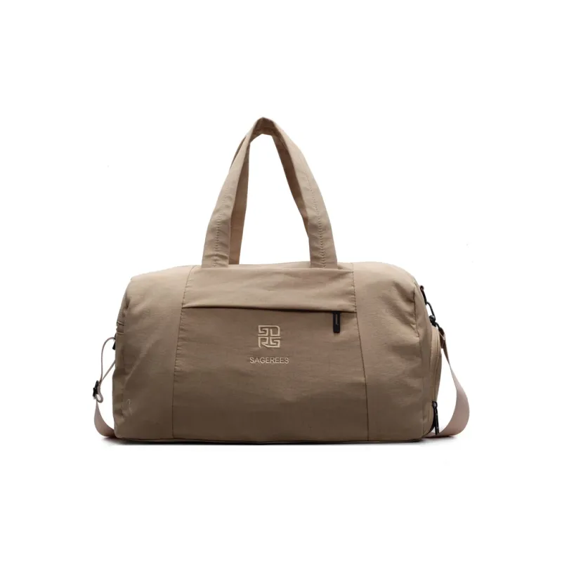 OUZIHUANG Oxford Travel Bag Unisex Black/Orange/Coffee/Pink/Green/Khaki-9