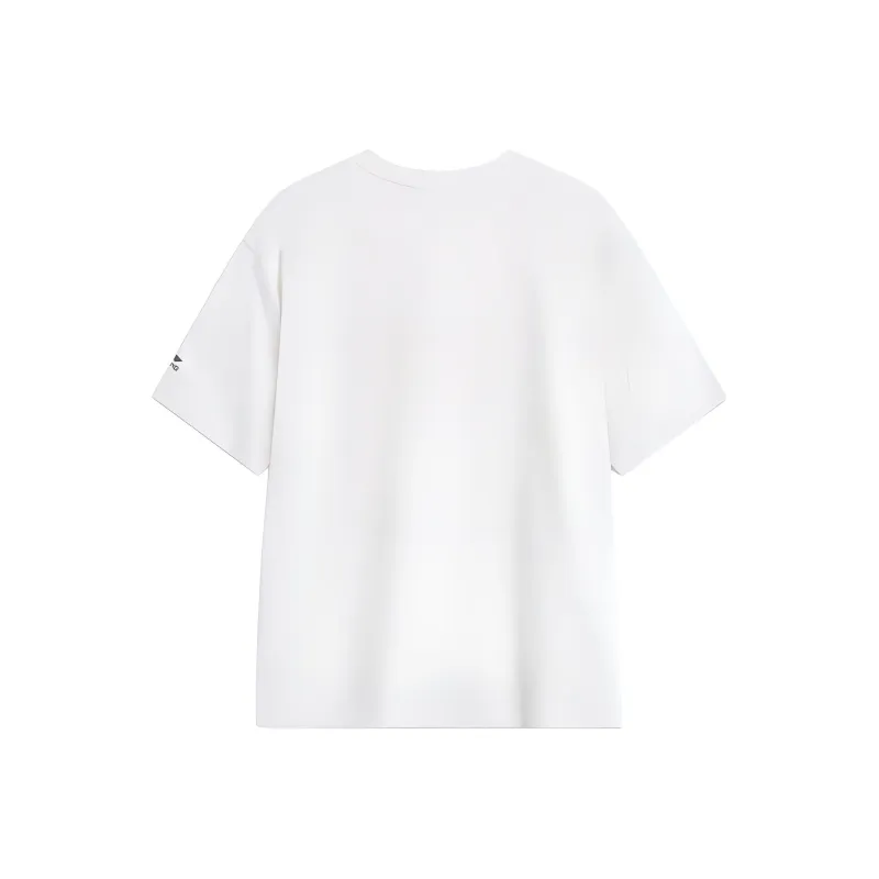 LiNing In My Name T Shirt Unisex White-1