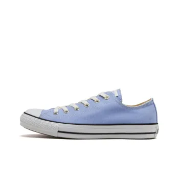 Converse All Star Anti Slip Wear Resistant Low Top Canvas Shoes Unisex Light Blue