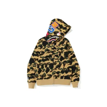A BATHING APE 1st Camo Windstopper Shark Full Zip Hoodie
