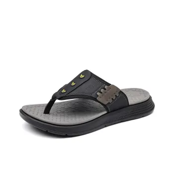 PEHL Rubber Sole Abrasion Resistant Slip Resistant Quick Dry Flip Flops Men's