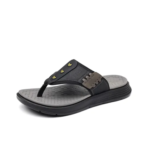 PEHL Rubber Sole Abrasion Resistant Slip Resistant Quick Dry Flip Flops Men's