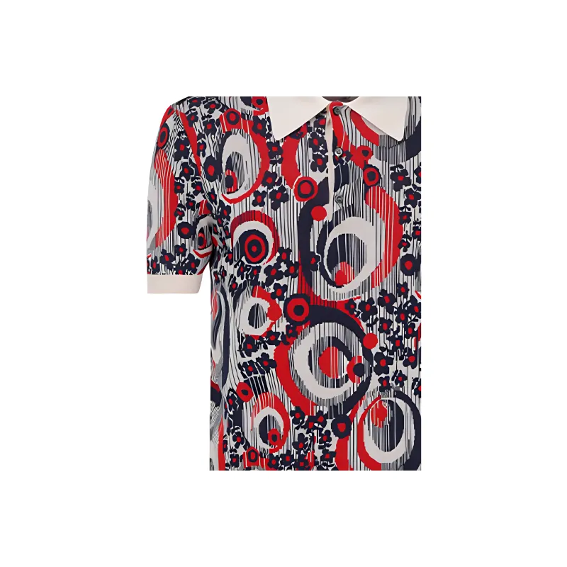 PRADA Polo Shirts Men Red-3