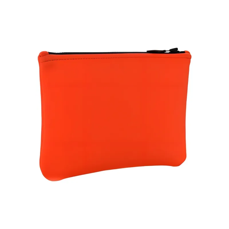 HERMES Polyamide Clutch Small Size Women's Orange-1