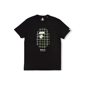A BATHING APE X Barbour Tee
