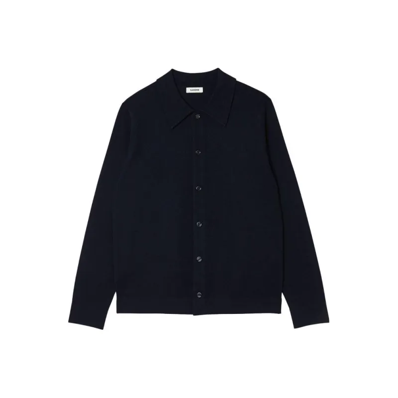 Sandro Long-sleeve Knitted Cardigan-0