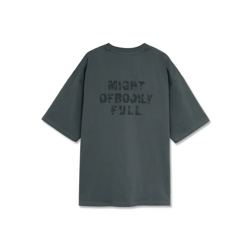 BD.POWER UP+ T Shirt Unisex Dark Gray-1