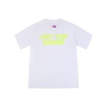 MLB Basic Collection T Shirt Unisex Ivory White
