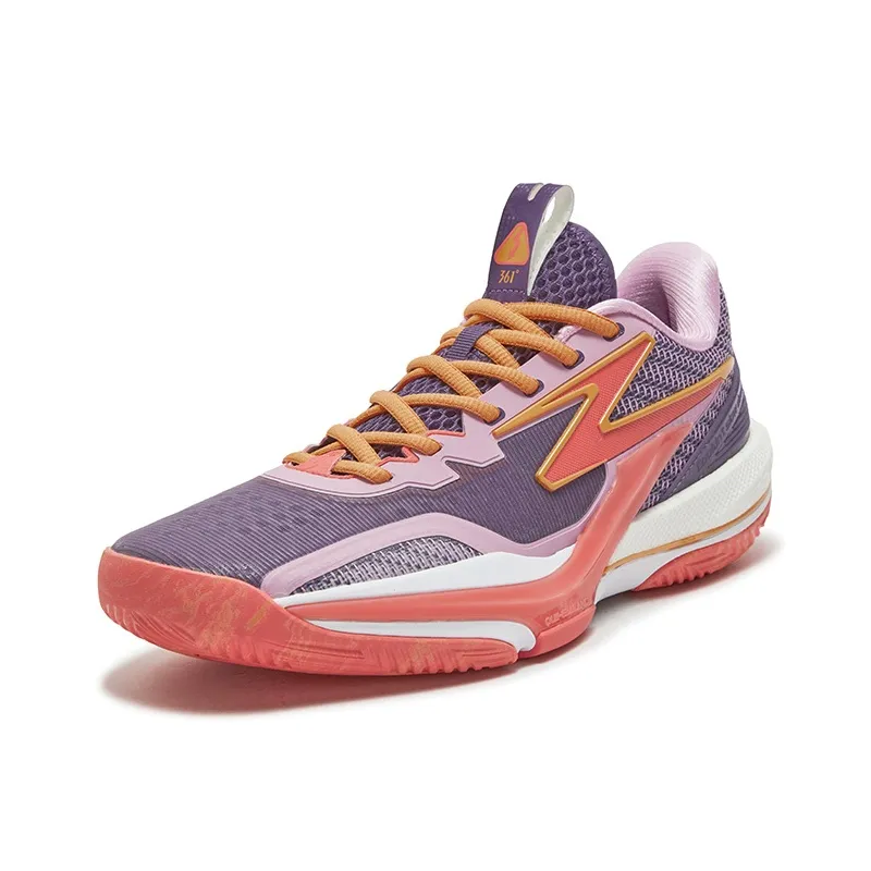 361° Cushioning Slip Resistant Coverage Low Top Basketball Shoes Men's Dream Purple-1