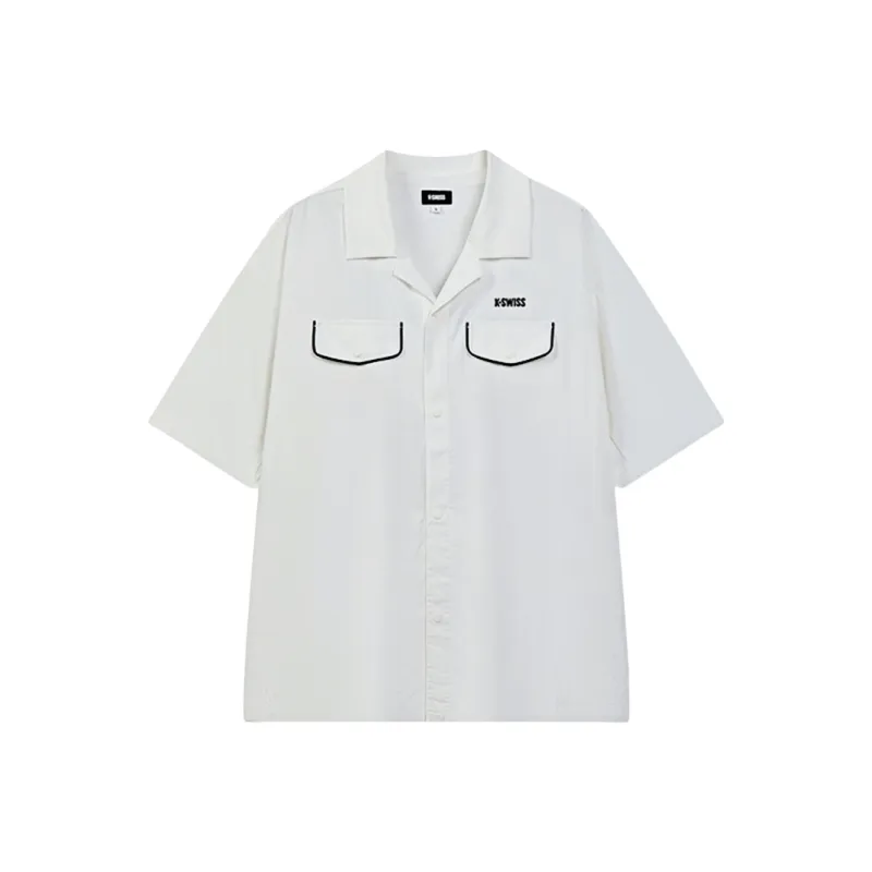 K·SWISS Shirts Men Euryale White-0