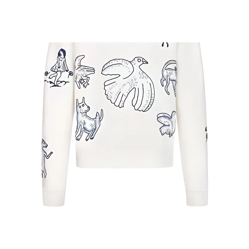 DIOR SS25 Sweatshirt Men's White-4
