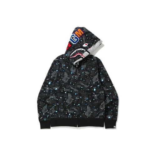 A BATHING APE Space Camo Shark Wgm Full Zip Hoodie