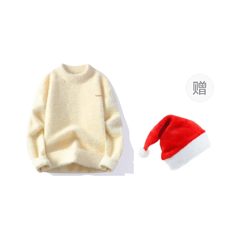 Qnxeey Sweaters Unisex-17