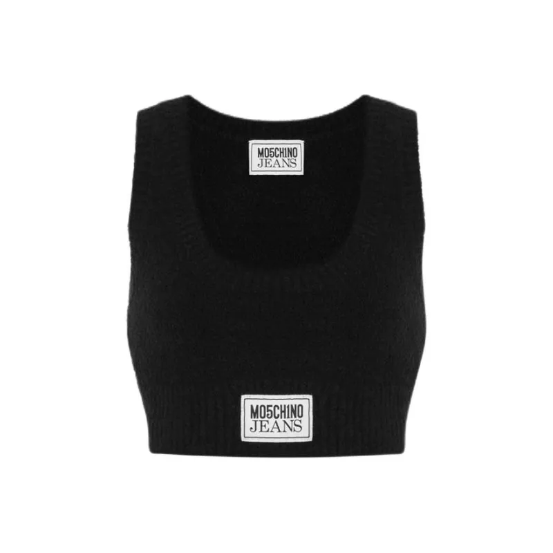 MOSCHINO Tank Tops Men Black-0
