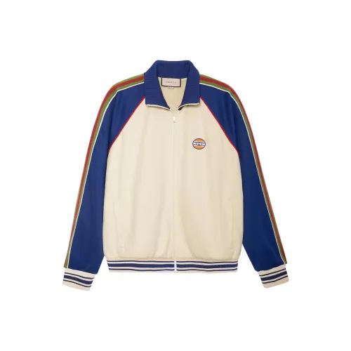 GUCCI Technical Jersey Zip Up Jacket