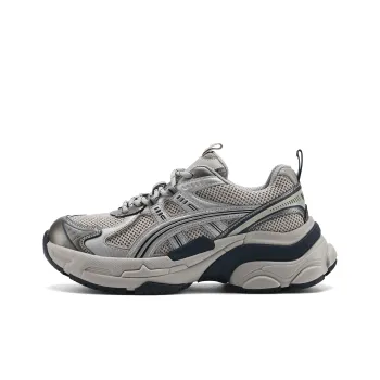 FIVE PLUS Anti Slip And Wear Resistant Breathable Low Top Chunky Sneakers Women's Gray