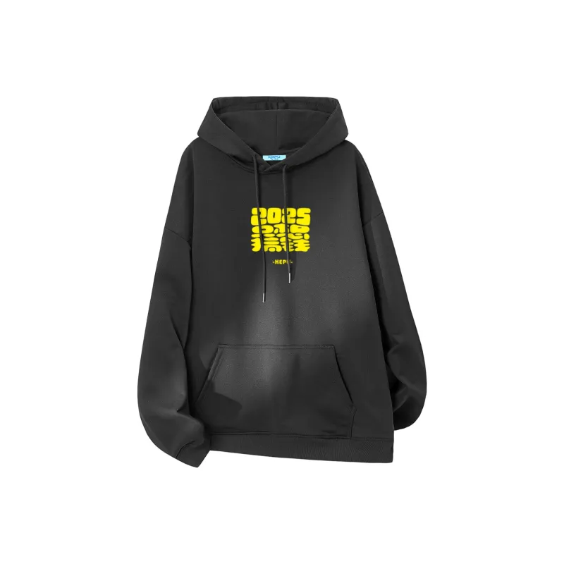 Kepu Sweatshirt Unisex Black Pink Logo-2